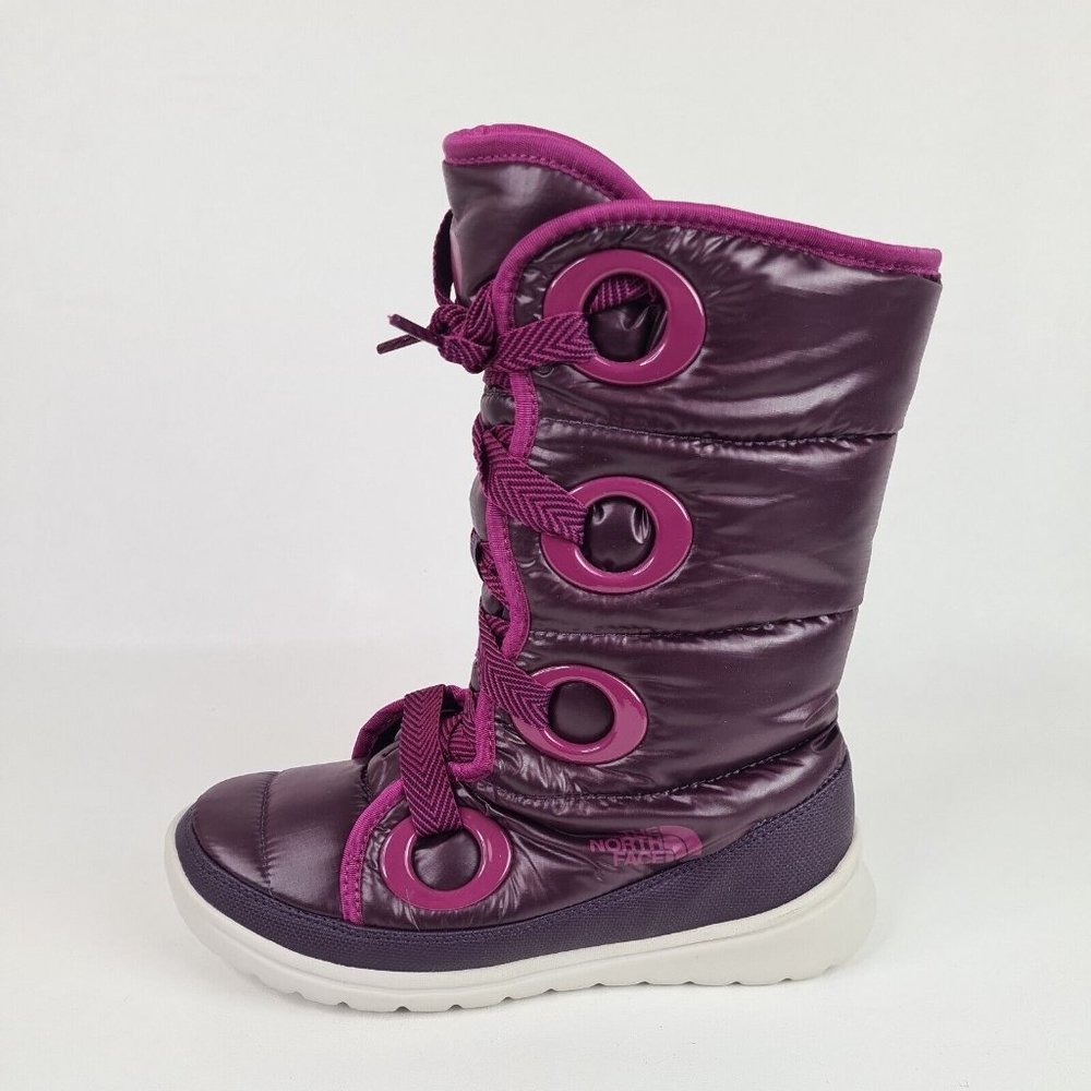 The North Face Destiny Down Womens Bootie Purple Winter Waterproof - Picture 2 of 12